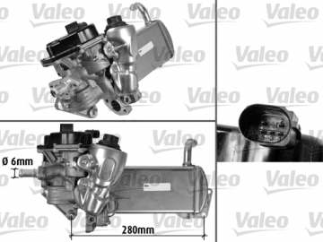 EGR SOĞUTUCUSU VALFİ VW AMAROK 2.0 TDİ-BİTDDI 10 AUDI Q5 2.0 TDİ 09 Marka : VALEO