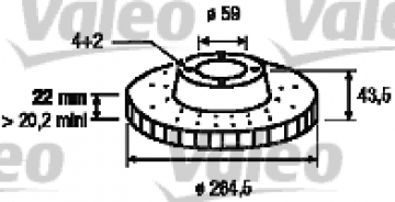 ÖN FREN AYNASI DOBLO 05 IDEA 04 LINEA-BRAVO-STILO 01 1.3D-1.9JTD-2.4JTD-2.0-1.6D Marka : VALEO