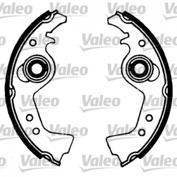 ARKA PABUÇ BALATA UNO 60 91-04 Marka : VALEO