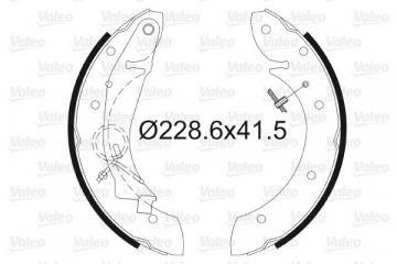 ARKA PABUÇ BALATA PARTNER 96 08 BERLINGO 96 08 XSARA PICASSO 04 MGN SCENIC 98 228x42 Marka : VALEO