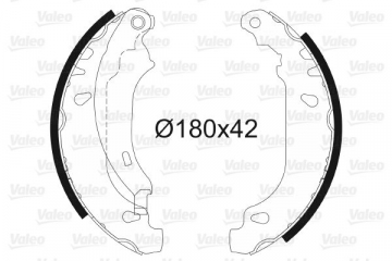 ARKA PABUÇ BALATA CLIO II 98 05 SYMBOL II 08 LOGAN 04 11 SANDERO 08 11 180x40 Marka : VALEO