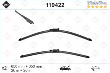 SİLECEK SÜPÜRGESİ ÖN AUDI Q7 650 x 650 mm Marka : VALEO