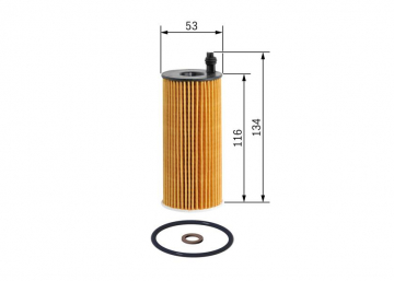 YAĞ FİLTRESİ BMW E84 E90 E91 E92 E93 F10 F11 F12 F13 F25 MİNİ 2010 F20 F21 F34 F01 F02 F03 F04 Marka : BOSCH