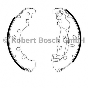 ARKA PABUÇ BALATA FIESTA V 1.3-1.6 16V-1.4TDCI 01 FUSION 1.4-1.6-1.4TDCI 02 KA 1.6I 03 Marka : BOSCH