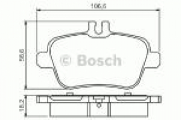 ARKA BALATA MERCEDES CLA 200-220-250 13 SLK 11 A CLASS-B CLASS 12 0986494664-0986TB3145 Marka : BOSCH