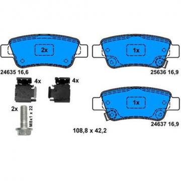ARKA BALATA HONDA CRV III 2.0 I-VTEC 2.2 I-CTDI 2.0 İDTEC 01/2007 2.4 İVTEC 09 0986TB3014 Marka : BOSCH