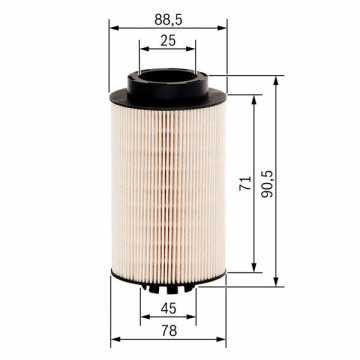 YAKIT FİLTRESİ ASTRA J 10 INSIGNIA 08 MERIVA B 10 ZAFIRA C 12 CRUZE 09 Marka : BOSCH