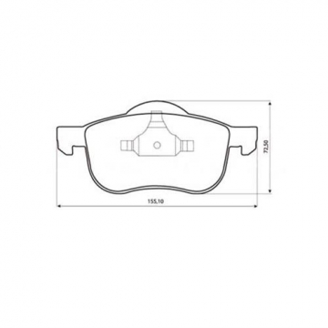 0986TB2446 ÖN BALATA CONNECT 02 FOCUS 2.0 cc 02-04 MAZDA 3-BMW 5 SERİSİ Marka : BOSCH