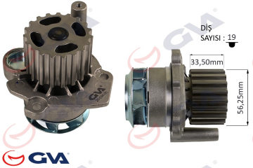 DEVİRDAİM CADDY-GOLF 5-JETTA-PASSAT-POLO-TRANSPORTER T5-FABIA-OCTAVIA-IBIZA 1.9TDI AXB-BJB-BXE 04-10 Marka : GVA