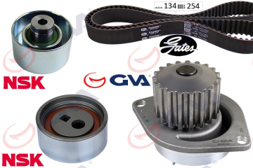DEVİRDAİMLİ EKSANTRİK GERGİ KİTİ 134x254 P106 II 1.6 96- TU5J4 -SAXO 1.6 96-03 TU5JP4 Marka : GVA