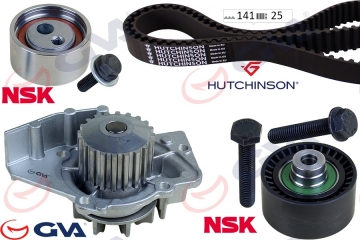 DEVİRDAİMLİ EKSANTRİK GERGİ KİTİ 141x254 SCUDO-P307-P406-PARTNER-BERLING-C5-JUMPY 2.0HDI-JTD DW10 Marka : GVA