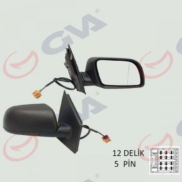 DIŞ DİKİZ AYNASI ELEKTRİKLİ SAĞ POLO 02 VM-194EHR Marka : GVA