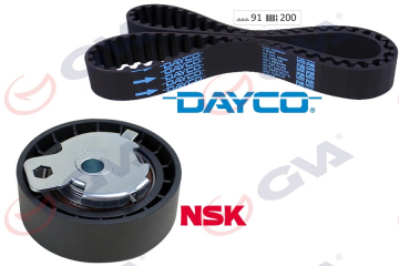 EKSANTRİK GERGİ KİTİ 091x200 FOCUS I-II 98- -CMAX-MONDEO IV 07- -CONNECT 02- 1.8TDCI TEFLONSUZ Marka : GVA