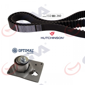 EKSANTRİK GERGİ KİTİ 132x260 MASTER II-TRAFIC II-LAGUNA II 1.9DCI 01- -MOVANO-VIVARO 01- F9Q Marka : GVA