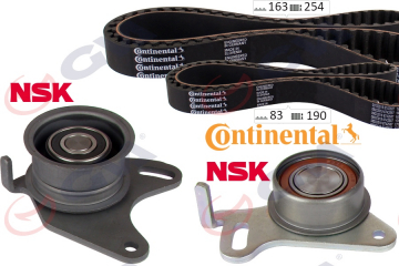 EKSANTRİK GERGİ KİTİ 83x190 / 163x254 EM.H100 2.5D 93-97 D4BA-D4BX-D4BF -L200-L300 2.5D-TD 86-97 4D56 8V Marka : GVA