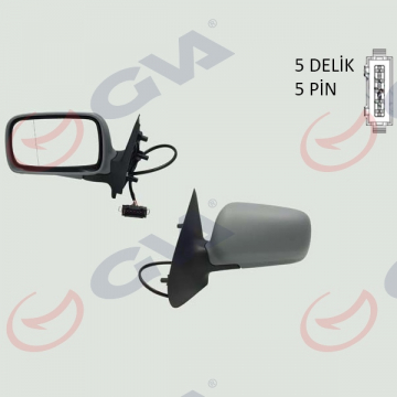 DIŞ DİKİZ AYNASI ELEKTRİKLİ SOL POLO CLASIC 96 ASTARLI ASFERİKLİ VM-184NHEL Marka : GVA