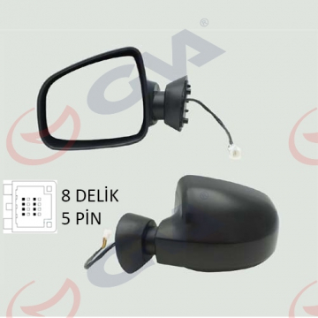 DIŞ DİKİZ AYNASI ELEKTRİKLİ SOL LOGAN 08 -SW 07 -MCV 07 VM-6801EHL Marka : GVA