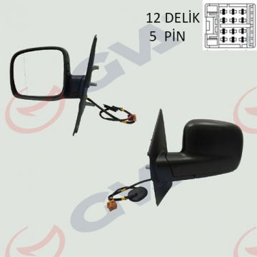 DIŞ DİKİZ AYNASI ELEKTRİKLİ SOL VW TRANSPORTER T5 MULTİVAN 04 ASFERKLİ VM-373EHAL Marka : GVA