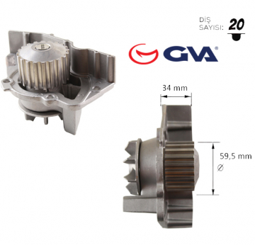 DEVİRDAİM PARTNER-BERLINGO 96 JUMPER-SCUDO 96-02 EXPERT 96 1.9D PA391 PA911 Marka : GVA