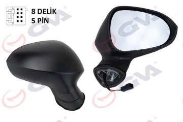 DIŞ DİKİZ AYNASI ELEKTRİKLİ SAĞ IBIZA 08-14 ISITMALI KONVEKS VM-364EHPR Marka : GVA