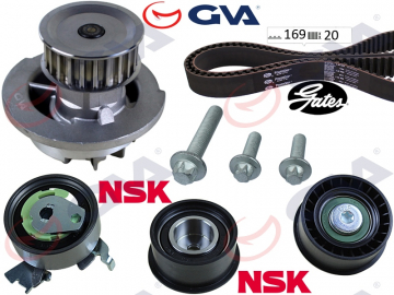 DEVİRDAİMLİ EKSANTRİK GERGİ KİTİ ASTRA F-CORSA B-VECTRA B 1.4i-1.6i-1.8i 16V X14XE-X16XEL-X18XE Marka : GVA