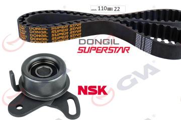 EKSANTRİK GERGİ KİTİ 110x220 ACCENT 1.3-1.5 00-05 -GETZ 1.3-1.3i 92-05 G4EK 92HP K015568XS Marka : GVA