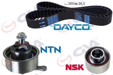EKSANTRİK GERGİ KİTİ FORD RANGER 2.5-3.0 TDCI 16V 05 MAZDA BT-50 2.5 CDVİ 16V 06 Marka : GVA
