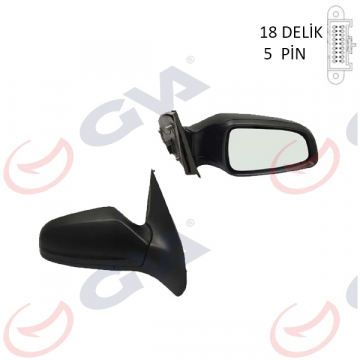 DIŞ DİKİZ AYNASI ELEKTRİKLİ SAĞ ASTRA H 04 VM-968EHR Marka : GVA
