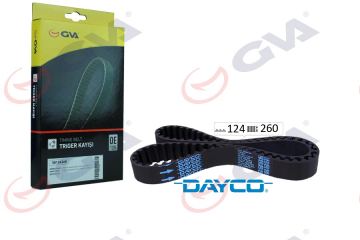 TRİGER KAYIŞI 124x260 TOYOTA COROLLA 1.3 16V 92-99 124 DİŞ Marka : GVA