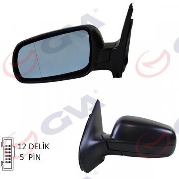 DIŞ DİKİZ AYNASI ELEKTRİKLİ SOL GOLF IV-BORA 98 BOYALI VM-188AL Marka : GVA