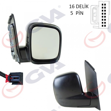 DIŞ DİKİZ AYNASI ELEKTRİKLİ SAĞ CADDY 04 13 VM-375EHR Marka : GVA