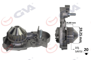 DEVİRDAİM KANGOO 97 CLIO II 98-05 MEGANE 96 E7J RN-RT-RXE 1.4 PA633 Marka : GVA