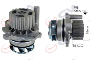 DEVİRDAİM CRAFTER-T6-A3-JETTA-CADDY-POLO-PASSAT 1.2-1.6-2.0 TDI CAYB/C/D-CAAB/C-CKUB-CFFB-CFWA-CAGA Marka : GVA