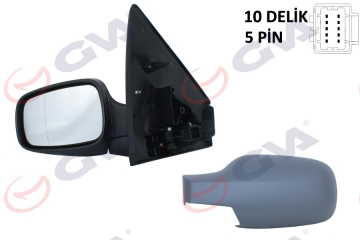 DIŞ DİKİZ AYNASI ELEKTRİKLİ SOL MEGANE II 02 REZİSTANSLI ASFERİKLİ ASTARLI VM-138EHPAL Marka : GVA
