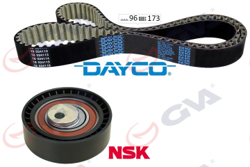 EKSANTRİK GERGİ KİTİ 096x173 DACIA LOGAN 1.4-1.6 04-SANDERO 1.4-1.6 08-DOKKER 1.6 16V K015662XS Marka : GVA