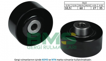 ALTERNATÖR GERGİ RULMANI FORD TOURNEO CONNECT 1.8 TDCİ YD18 Marka : BMS