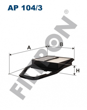 HAVA FİLTRESİ CIVIC VII 1.4-1.6-1.7 ie VTEC- 2.0 Type-R 01-05 Marka : FILTRON