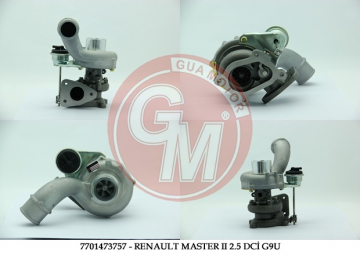 7701473757-TURBO MASTER 2.5 DCI-MOVANO 2.5 DTI 115 BG G9U Marka : GUA