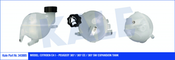 GENLEŞME KAVANOZU KAPAKLI P307- P307 BREAK 1.4-1.6 16V-2.0 RADYATÖR EK SU DEPOSU Marka : KALE