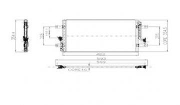 KLİMA KONDENSERİ PALIO 1.4-1.6 490x350x21 1 SIRA ALB SİSTEM Marka : KALE