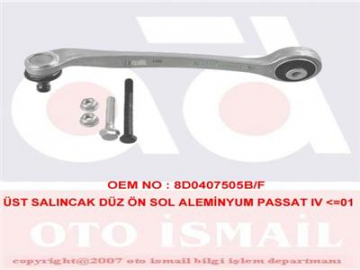 ÜST SALINCAK DÜZ ÖN SOL ALEMİNYUM PASSAT IV 01 Marka : KAPIMSAN