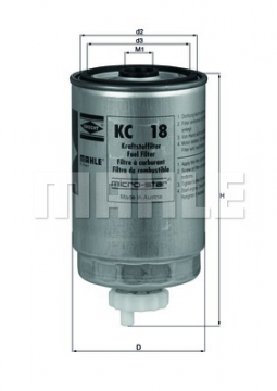 YAKIT FİLTRESİ BMW E36 318TDS 325TD 325TDS E34 TD 525TDS E39 525TD 525TDS Marka : MAHLE