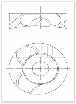 MOTOR PİSTON SEGMAN STD CLIO-KNG 1.5 DCI K9K 76.00 26 pim 0.20mm. Kısa Marka : MAHLE