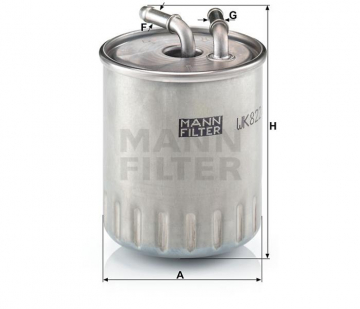 YAKIT FİLTRESİ MERCEDES E SERISI W211 S W220 M W163 Marka : MANN