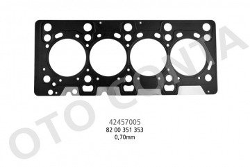 SKC ÇELİK MLS Y.MODEL 0.70 mm KALIN MGN 1.5 DCİ K9K 732-734-764-781 Marka : OTOCONTA