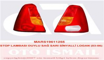 STOP LAMBASI DUYLU SAĞ SARI SİNYALLİ LOGAN SEDAN 03-06 Marka : MARS-