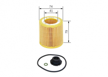 YAĞ FİLTRESİ BMW 1 F20 -BMW 2 F22 -BMW 3 F30-F35-F80-F31-F34 -BMW 4 F32-F82-F33-F83-F36 -BMW 5 Marka : BOSCH