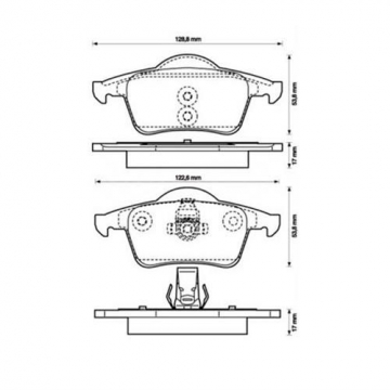 ARKA BALATA VOLVO S60 00-10 S80 98-06 V70 97-07 XC70 00-07 S70 97-00 0986TB2352 Marka : BOSCH
