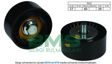 V KAYIŞ GERGİ RULMANI ISIZU Marka : BMS