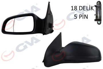 DIŞ DİKİZ AYNASI SOL ASTRA H 04 ELEKTRİKLİ ISITMALI ASFERİK 5 FİŞ VM-968EHAL Marka : GVA